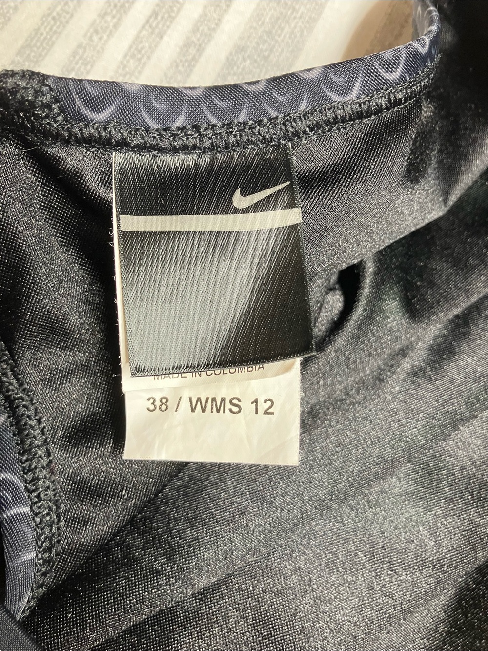 Nike Green and Black Racer Swim Suit - Picture 4 of 6